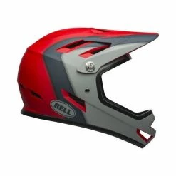 Casque Bell Sanction Rouge/Gris -VTT Soldes 2022 casque bell sanction rouge gris 3