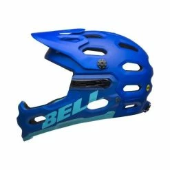 Casque Bell Super 3R MIPS Bleu Mat/Bleu Clair -VTT Soldes 2022 casque bell super 3r mips bleu mat bleu clair 2