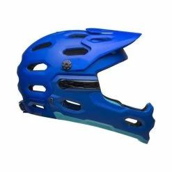 Casque Bell Super 3R MIPS Bleu Mat/Bleu Clair -VTT Soldes 2022 casque bell super 3r mips bleu mat bleu clair 3