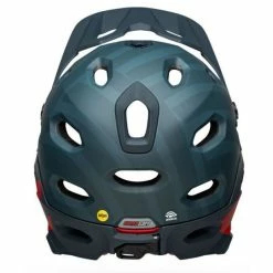Casque Bell Super DH MIPS Bleu/Rouge -VTT Soldes 2022 casque bell super dh mips bleu cramoisi 2