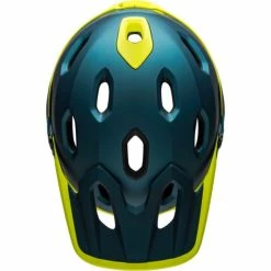 Casque Bell Super DH MIPS Bleu/Jaune Fluo -VTT Soldes 2022 casque bell super dh mips bleu jaune fluo 4