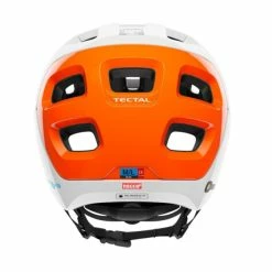 Casque POC Tectal Race SPIN NFC - Blanc Hydrogène-Orange AVIP -VTT Soldes 2022 casque poc tectal race spin nfc blanc hydrogene orange avip 2