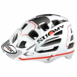 Casque Suomy Scrambler Desert - Blanc/Gris/Rouge Mat