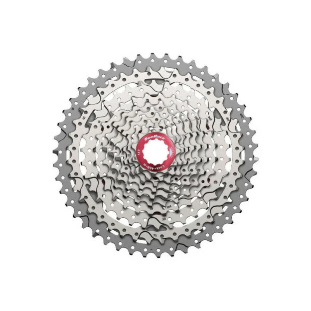 Cassette SunRace CSMX3 10 Vitesses - 11/46 - Argent 1 Cassette SunRace CSMX3 10 Vitesses - 11/46 - Argent