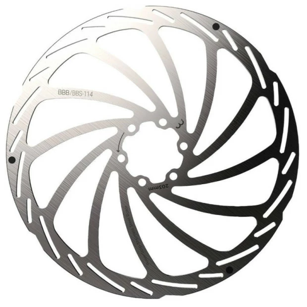 Disque BBB Powerstop - 6 Trous - 203 Mm - BBS-114 1 Disque BBB Powerstop - 6 Trous - 203 Mm - BBS-114