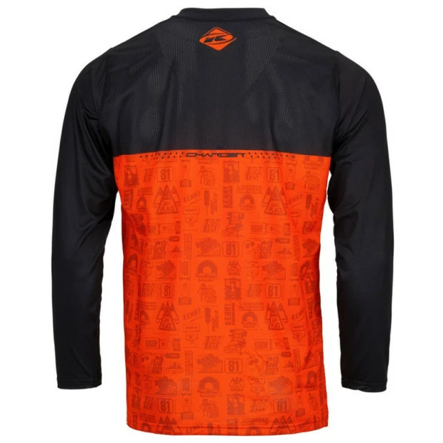 Maillot Enduro Manches Longues Kenny Charger Orange 2 Maillot Enduro Manches Longues Kenny Charger Orange – Image 2