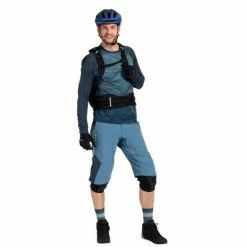 Maillot VTT Manches Longues Vaude Moab LS VI Bleu Gris -VTT Soldes 2022 maillot vtt manches longues vaude moab ls vi bleu gris 2