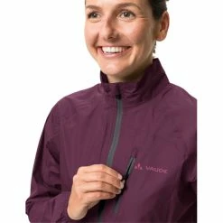 Veste Pluie Vaude Women's Drop Jacket III 04964 - Cassis -VTT Soldes 2022 veste pluie vaude women s drop jacket iii 04964 cassis 3