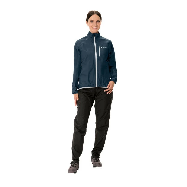 Veste Pluie Vaude Women's Drop Jacket III 04964 - Mer Sombre 2 Veste Pluie Vaude Women's Drop Jacket III 04964 - Mer Sombre – Image 2