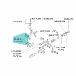 Campagnolo® Vis De Cartouche Campagnolo - Acier BR-CE041